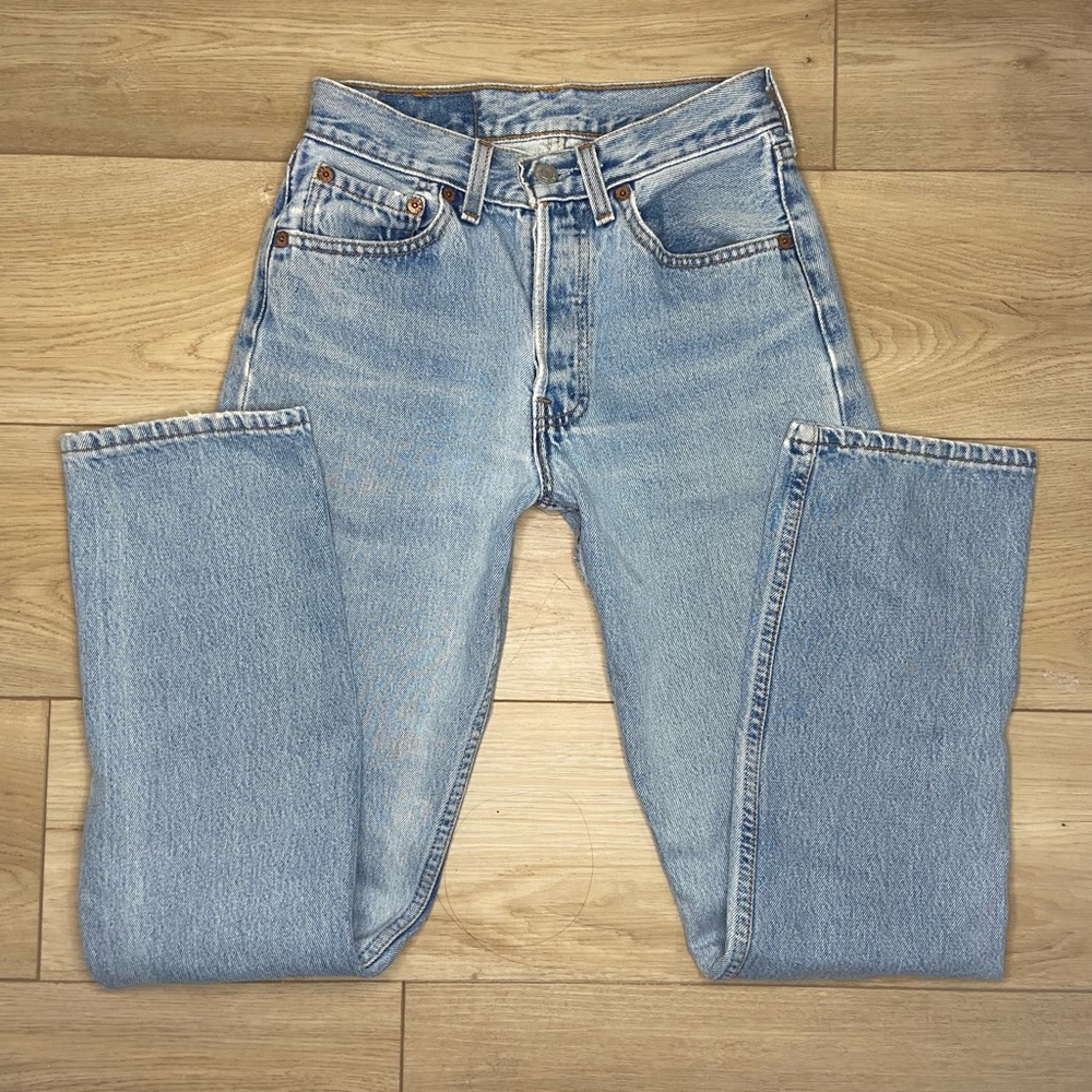 Vintage 501 Levi’s tagged size 26x30 (24” waist)